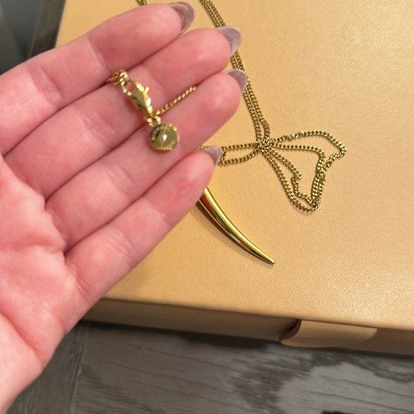 Michael Kors Gold Tusk Necklace - Picture 2 of 3